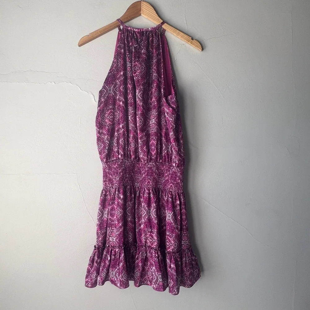 NWT Ramy Brook Preston Medallion Print Halter Mini Dress Size Small - Picture 8 of 9